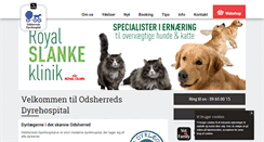 Desktop Screenshot of odsherreds-dyrehospital.dk